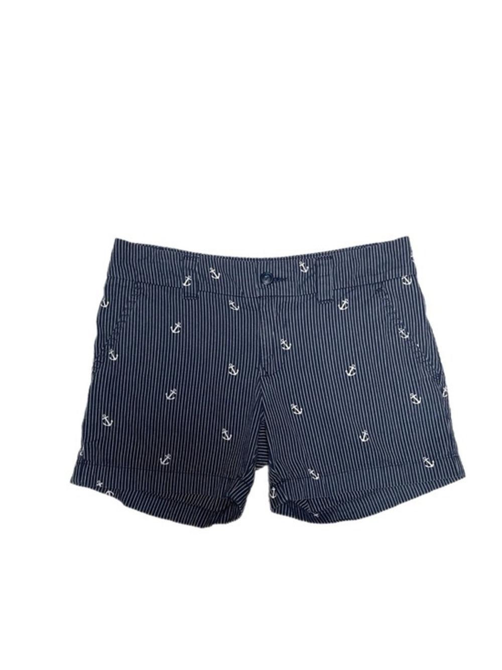 LIKE NEW! Tommy Hilfiger Striped Anchor Navy Yacht Shorts